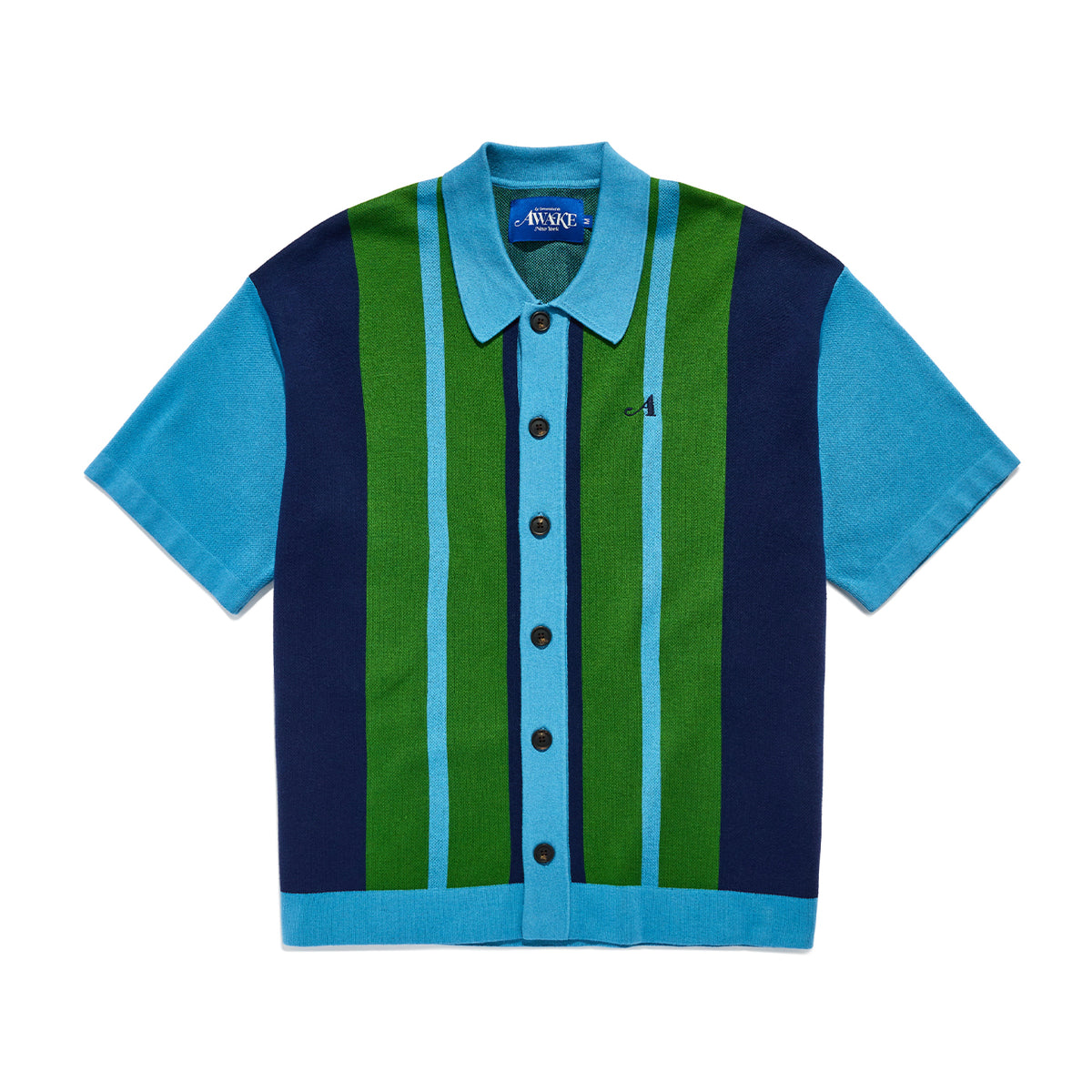 Contrast Embroidered S/S Cardigan – Awake NY