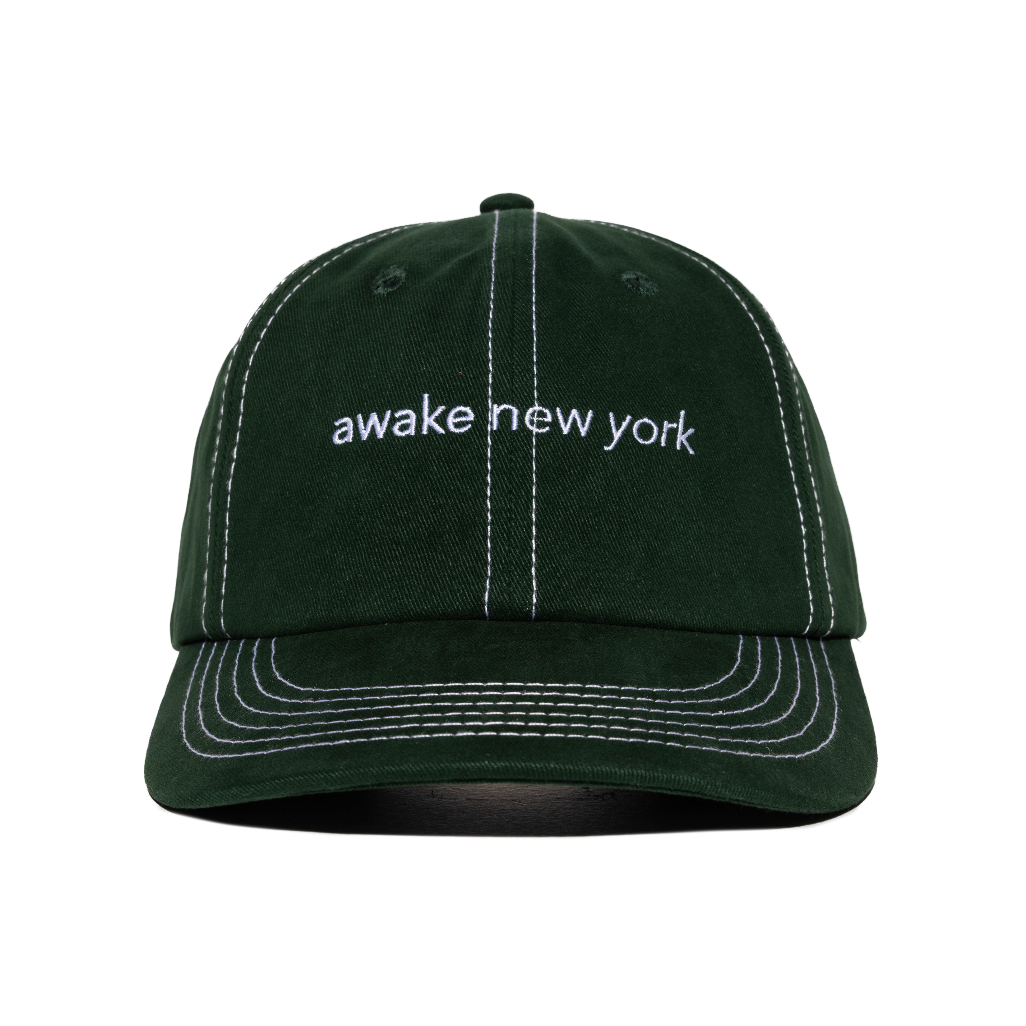 Contrast Stitch 6 Panel Hat