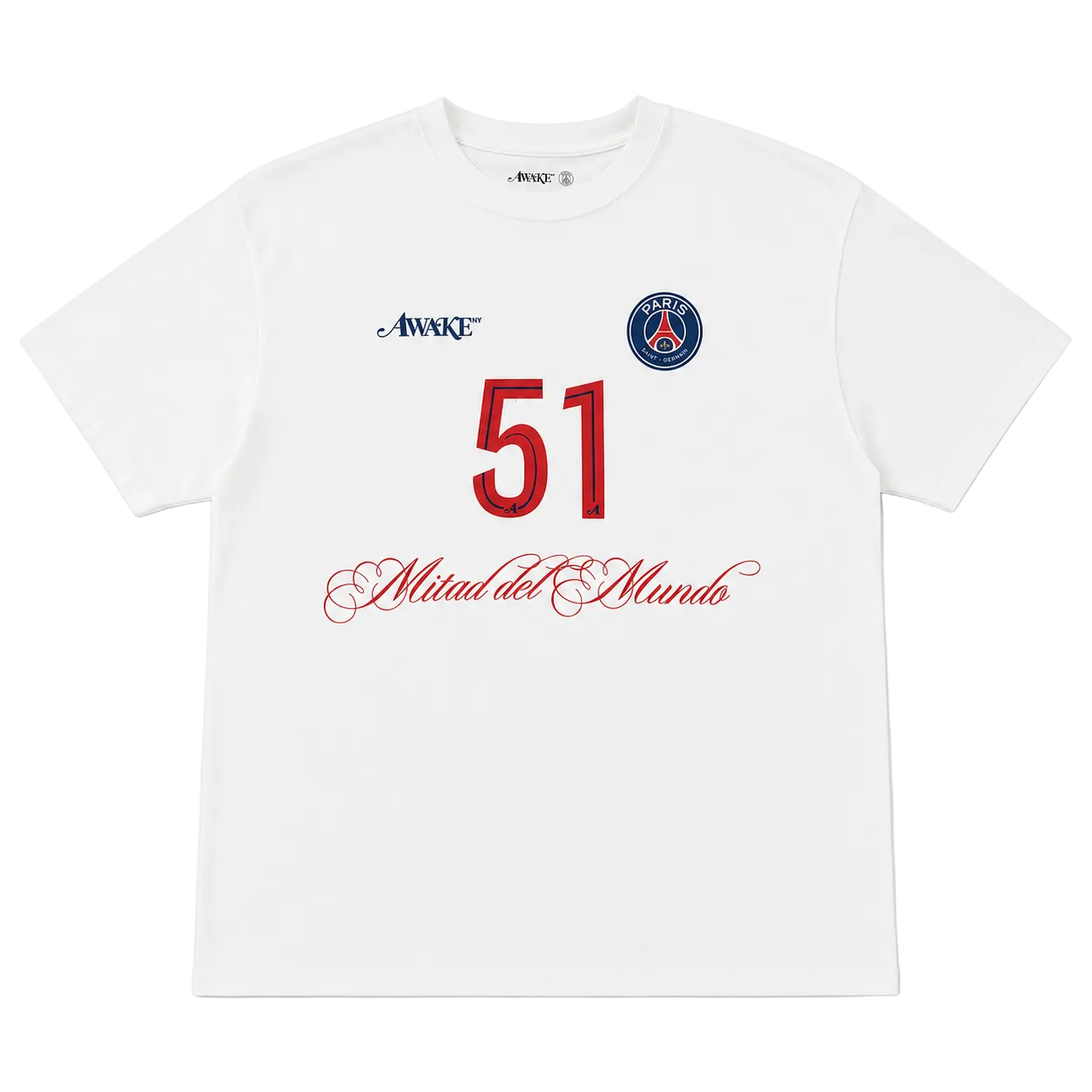 Awake NY X PSG Pacho "Mitad Del Mundo" Tee