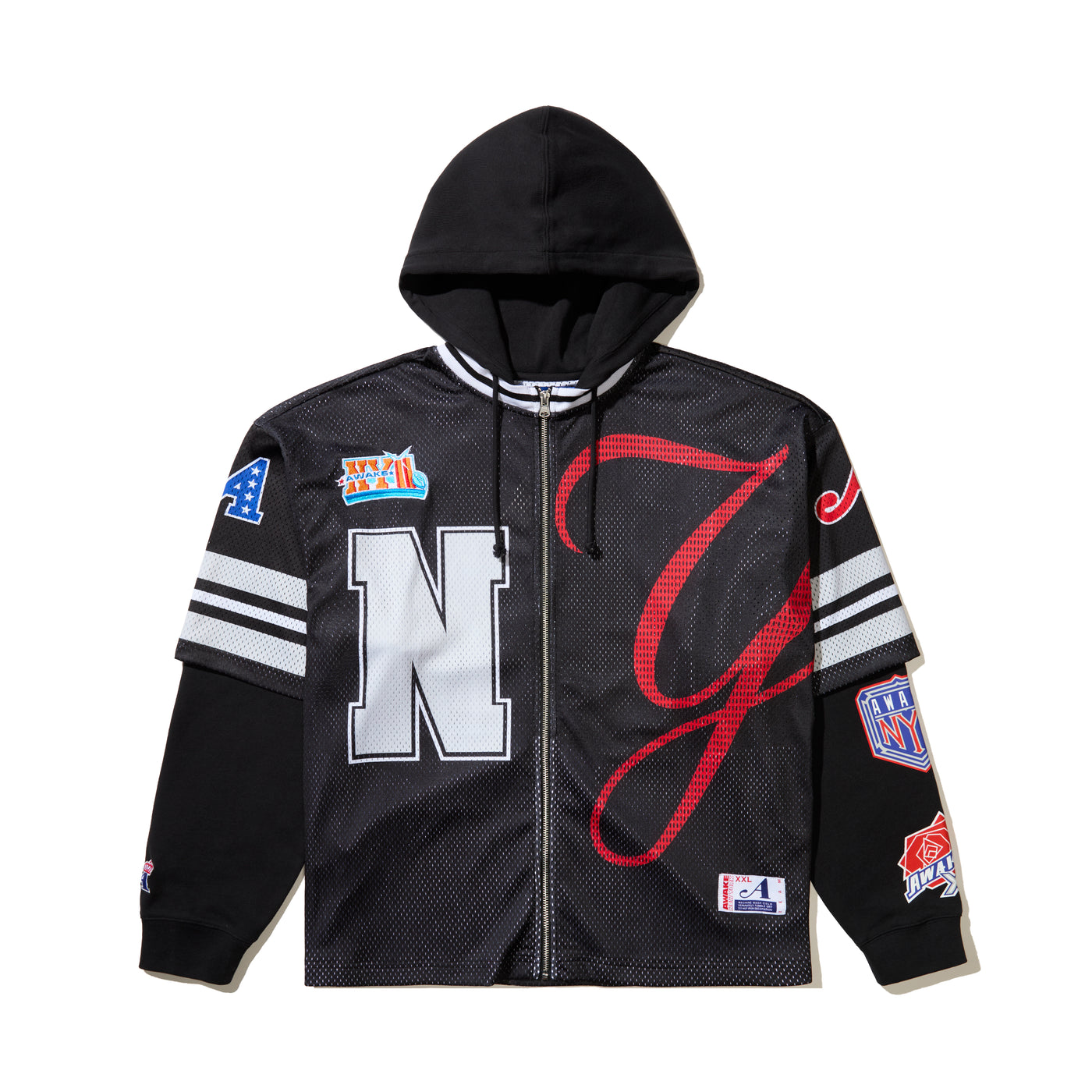Champs Jersey Zip Up Hoodie