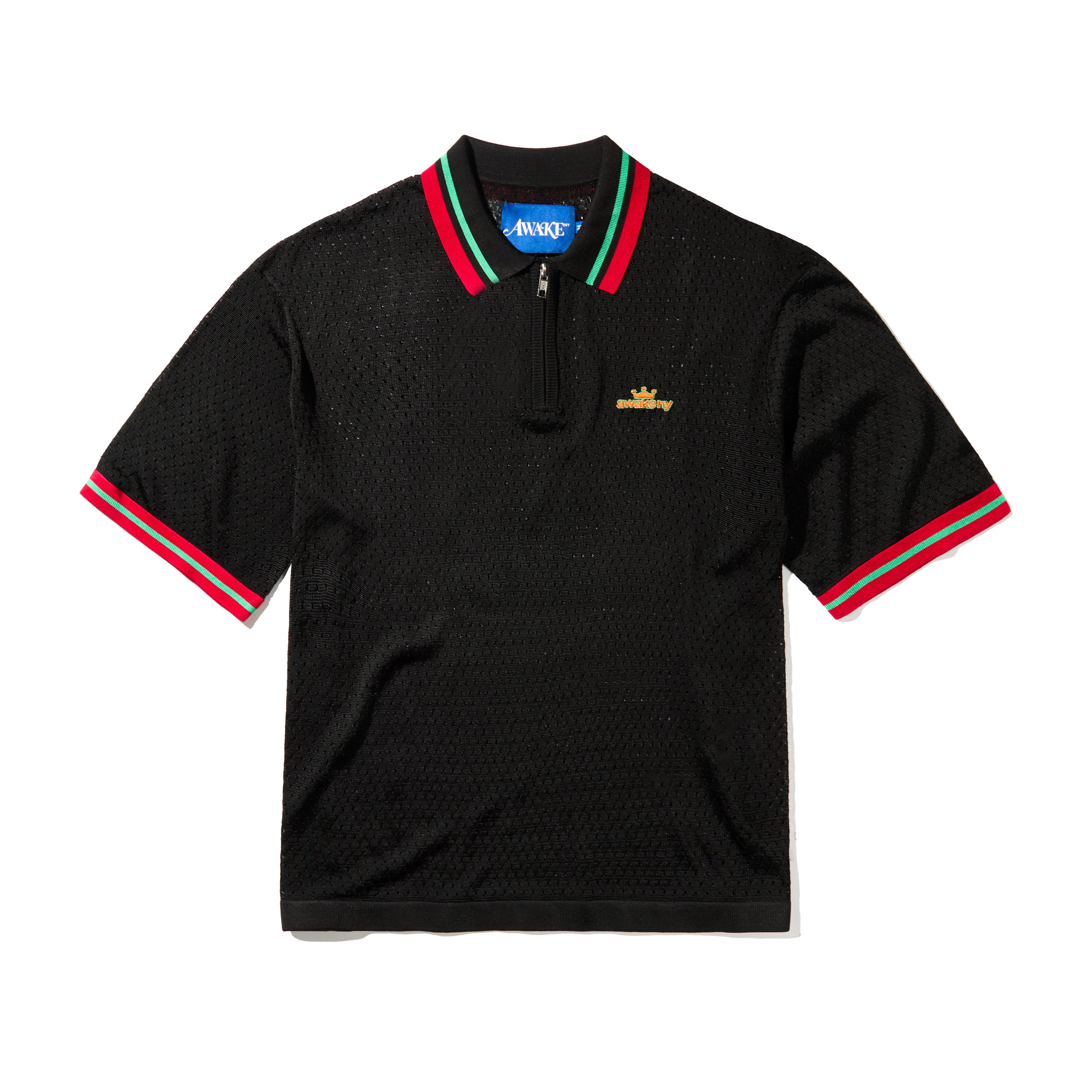 Russeluno ラッセルノ　W-MESH ZIPUP POLO Mesh Zip Polo – Awake NY
