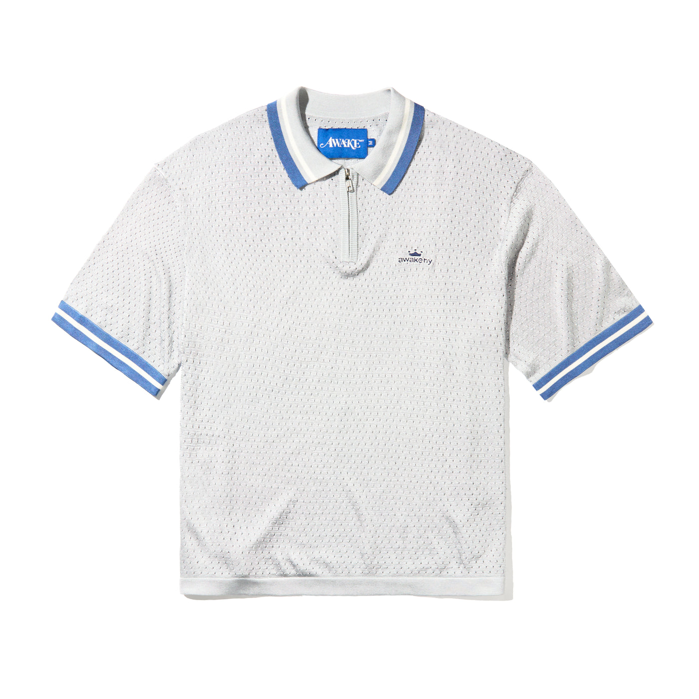 Mesh Zip Polo