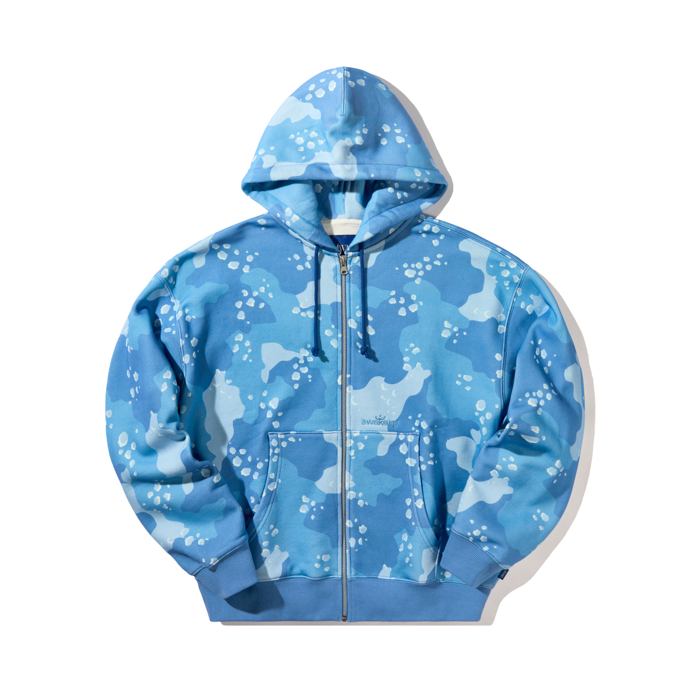 Camo Crown Logo Zip Hoodie