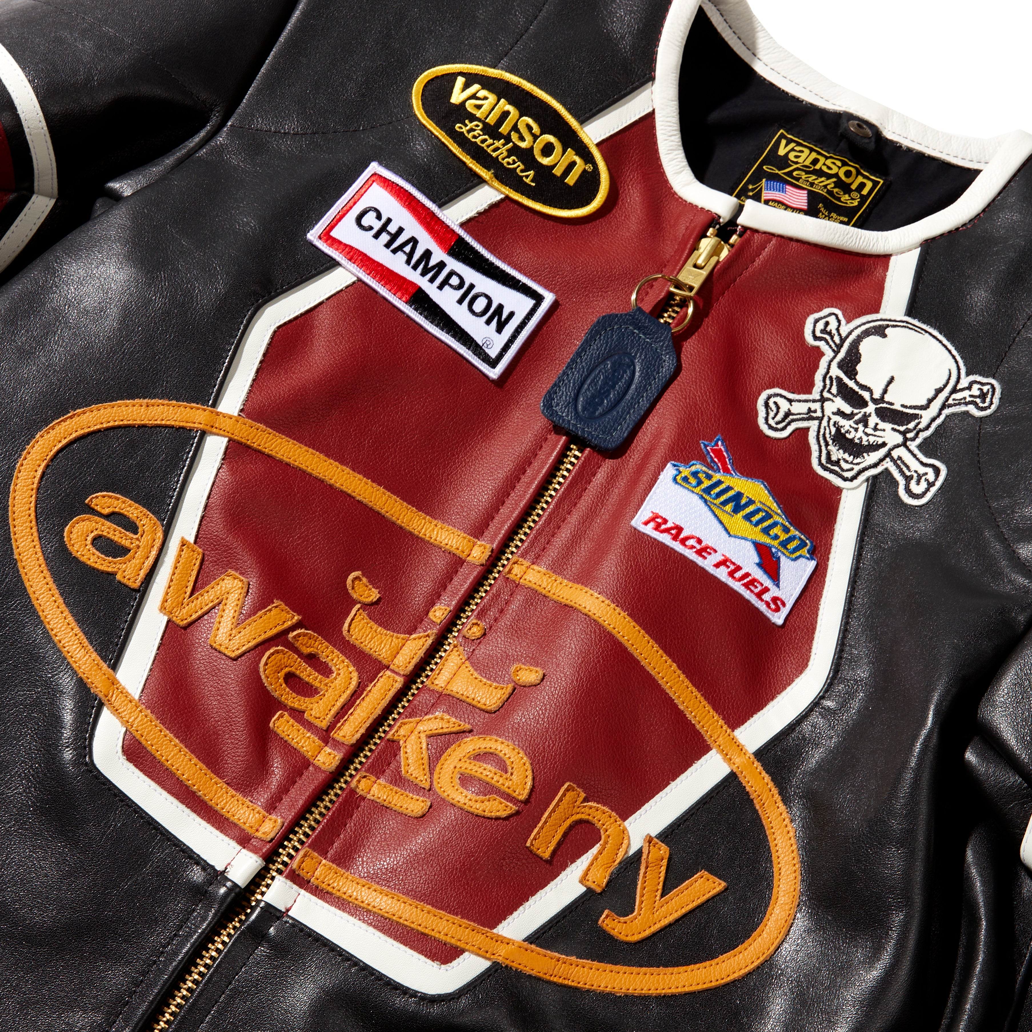 Awake NY & Vanson Star Racing Leather Jacket