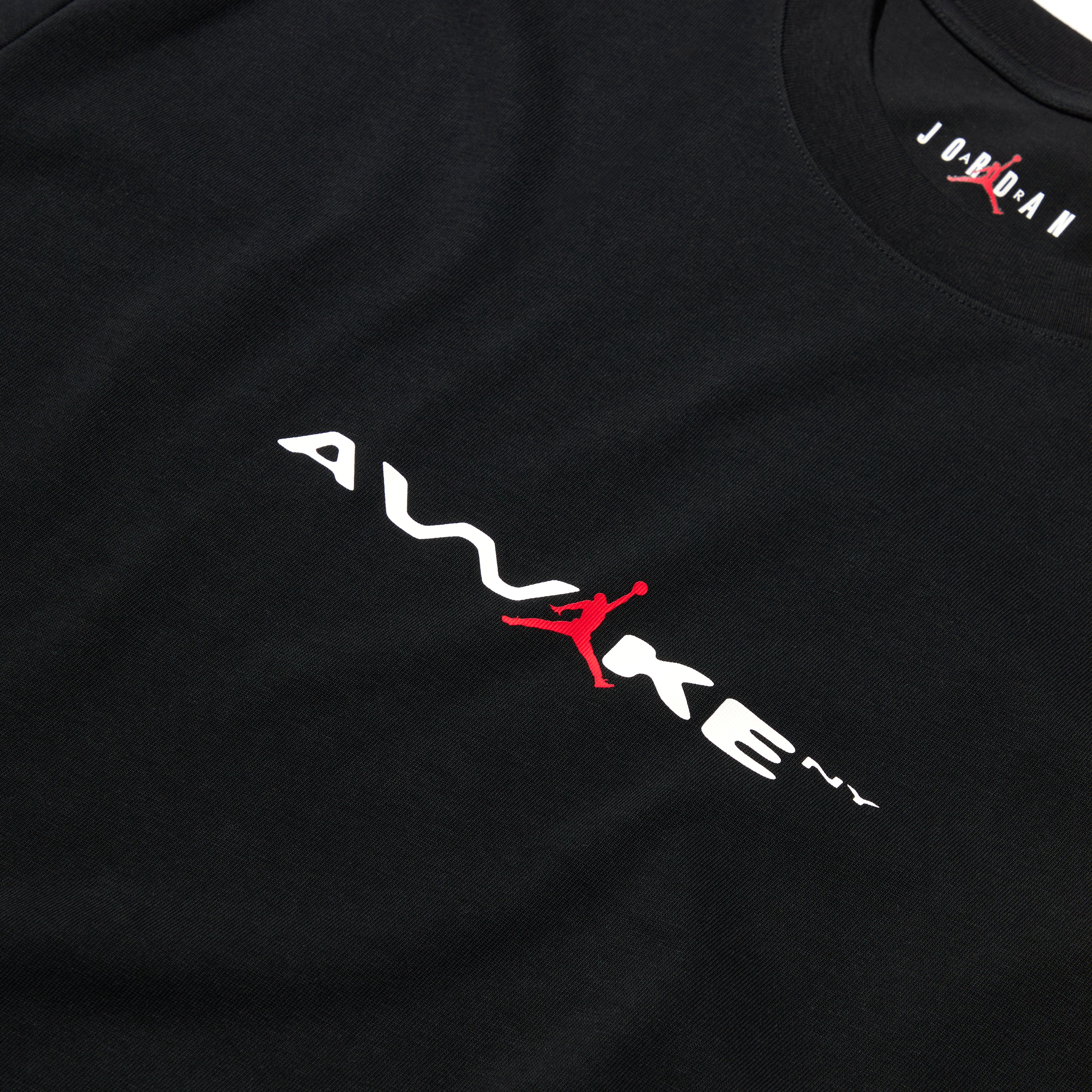 【最安】JORDAN x Awake NY Solid Tee Black M Air Jordan x Awake NY Solid Tee (Black & University Red