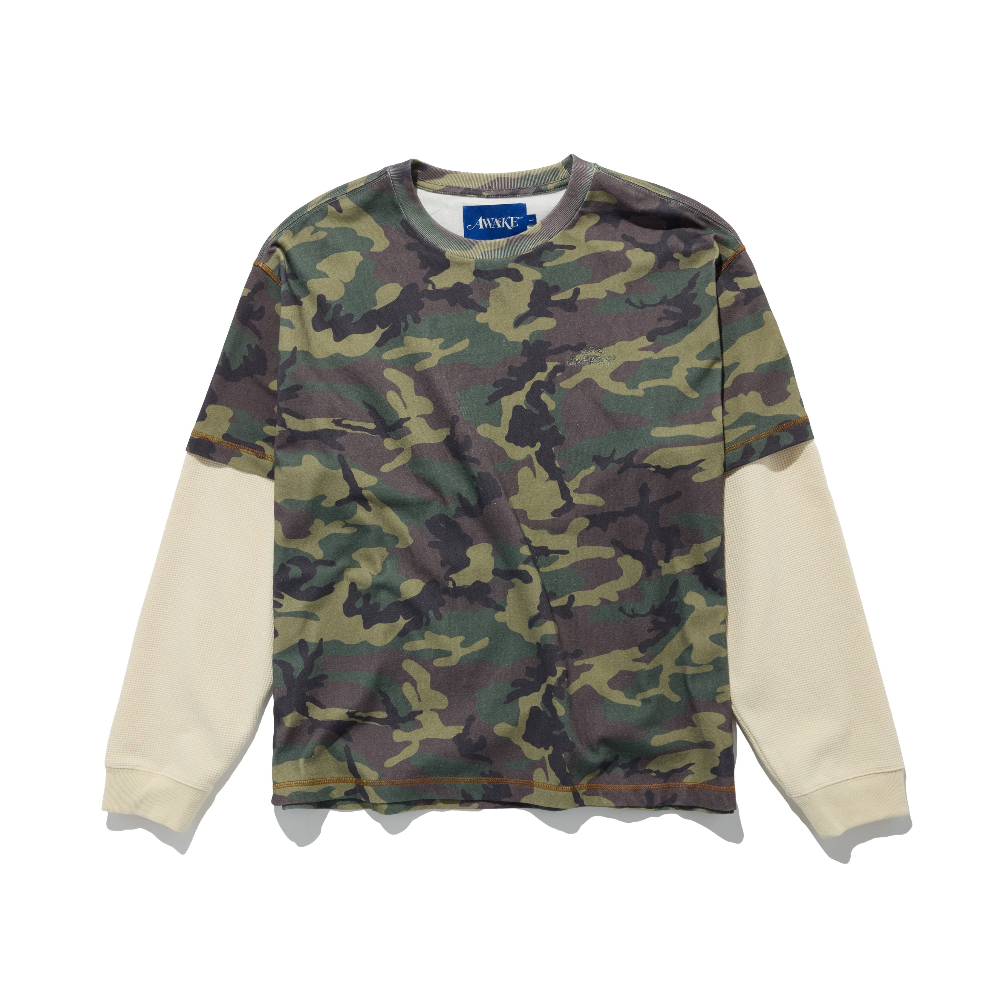 Long Sleeve Waffle Shirt