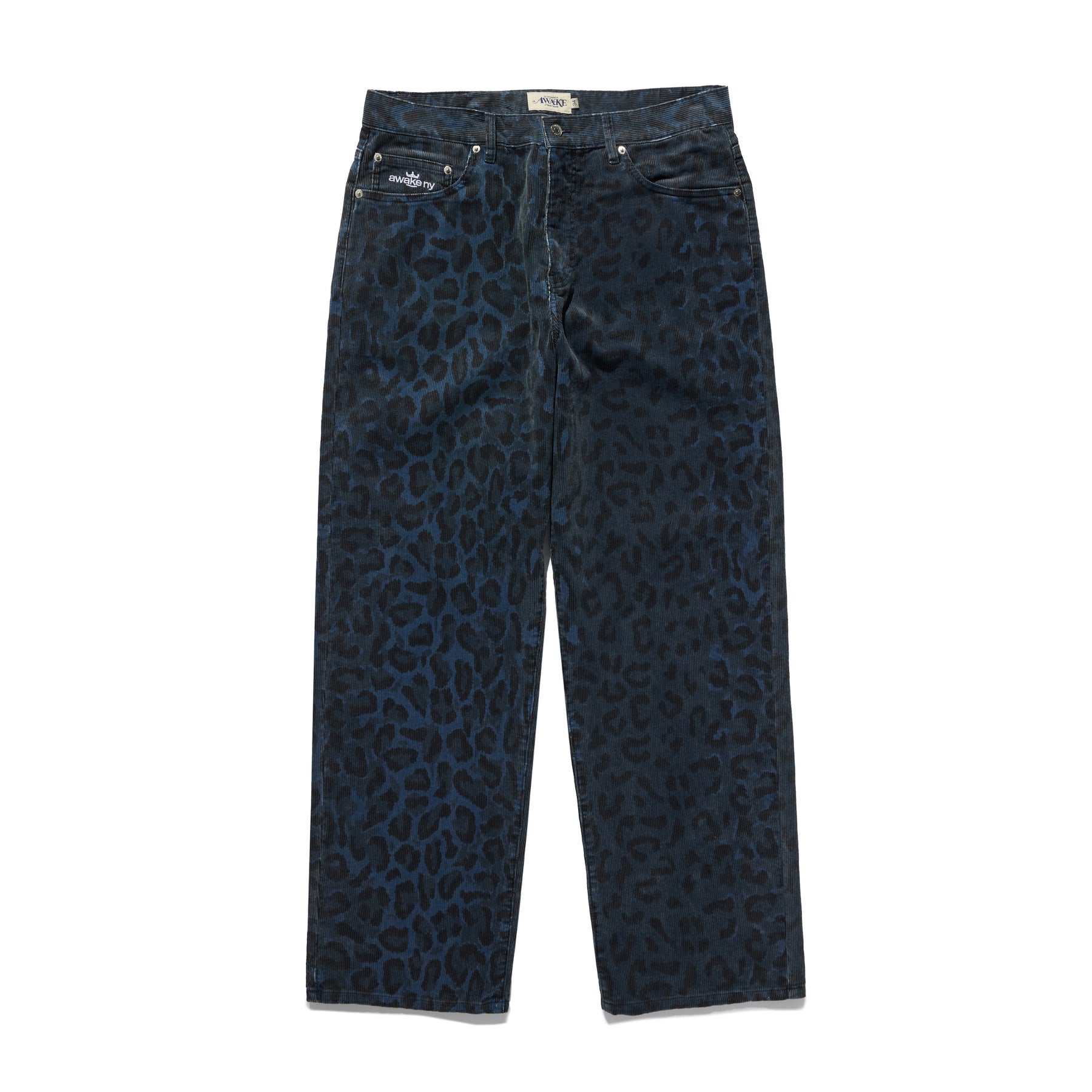 Leopard Corduroy Pants