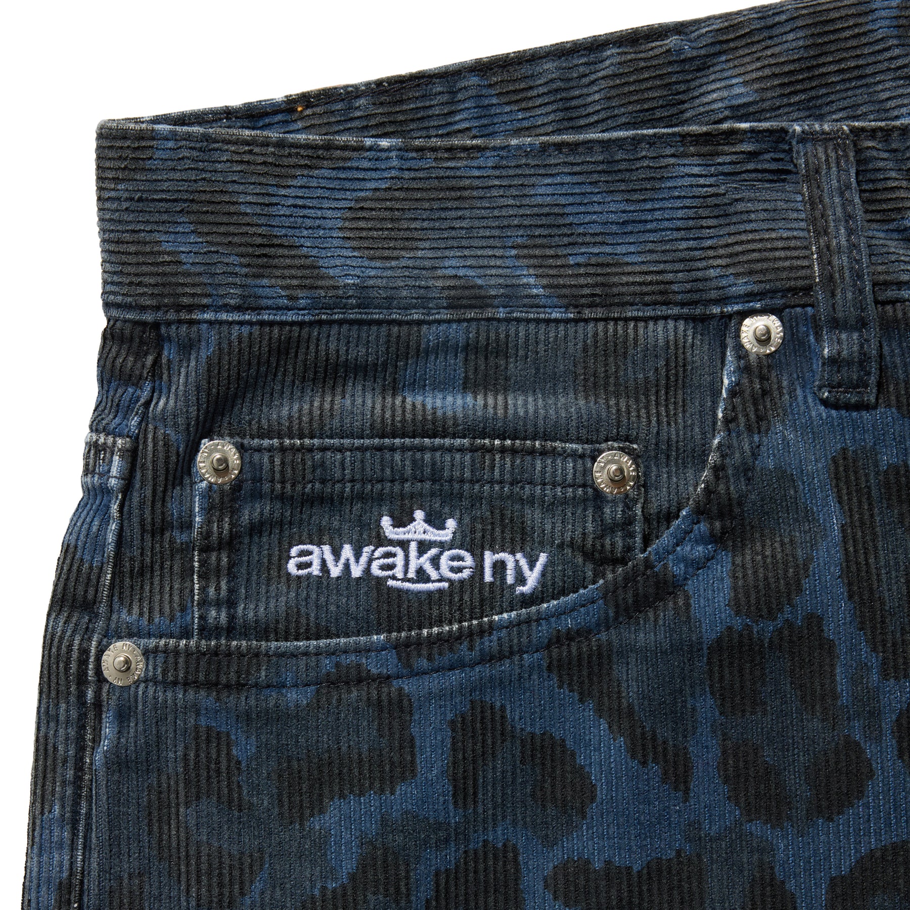 Leopard Corduroy Pants