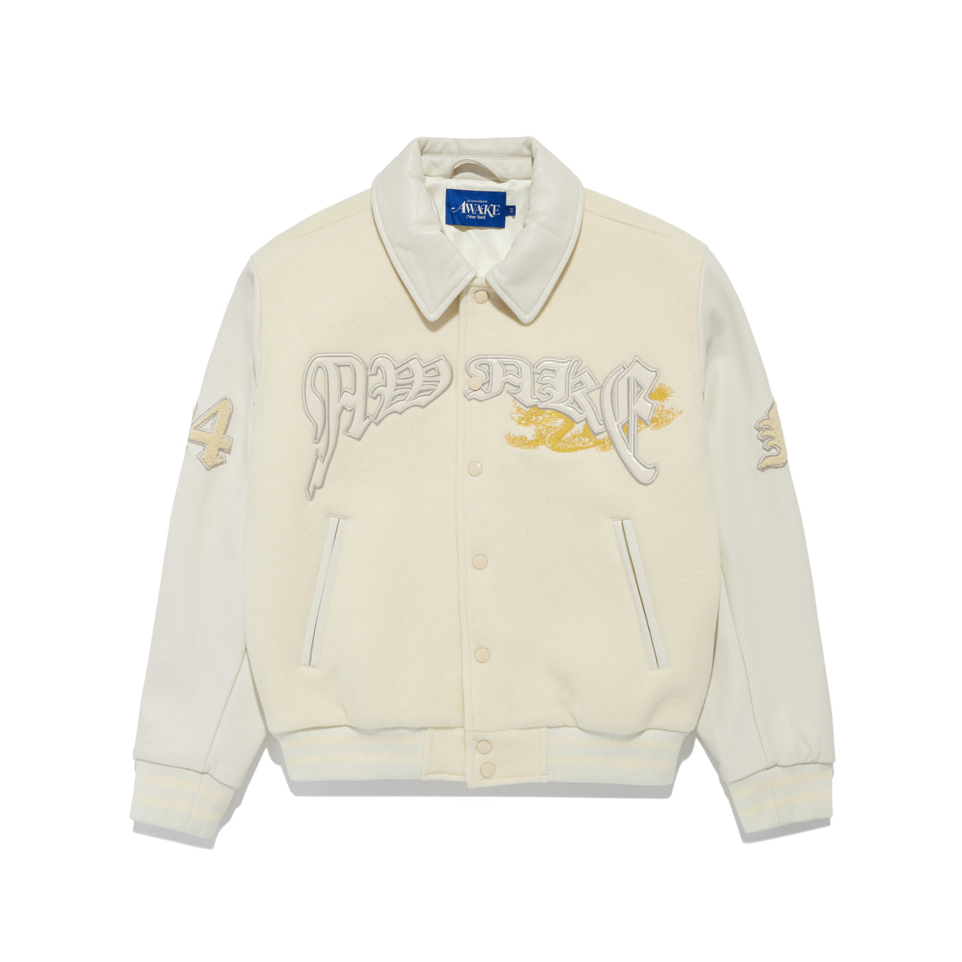 Dragon Embroidered Varsity Jacket