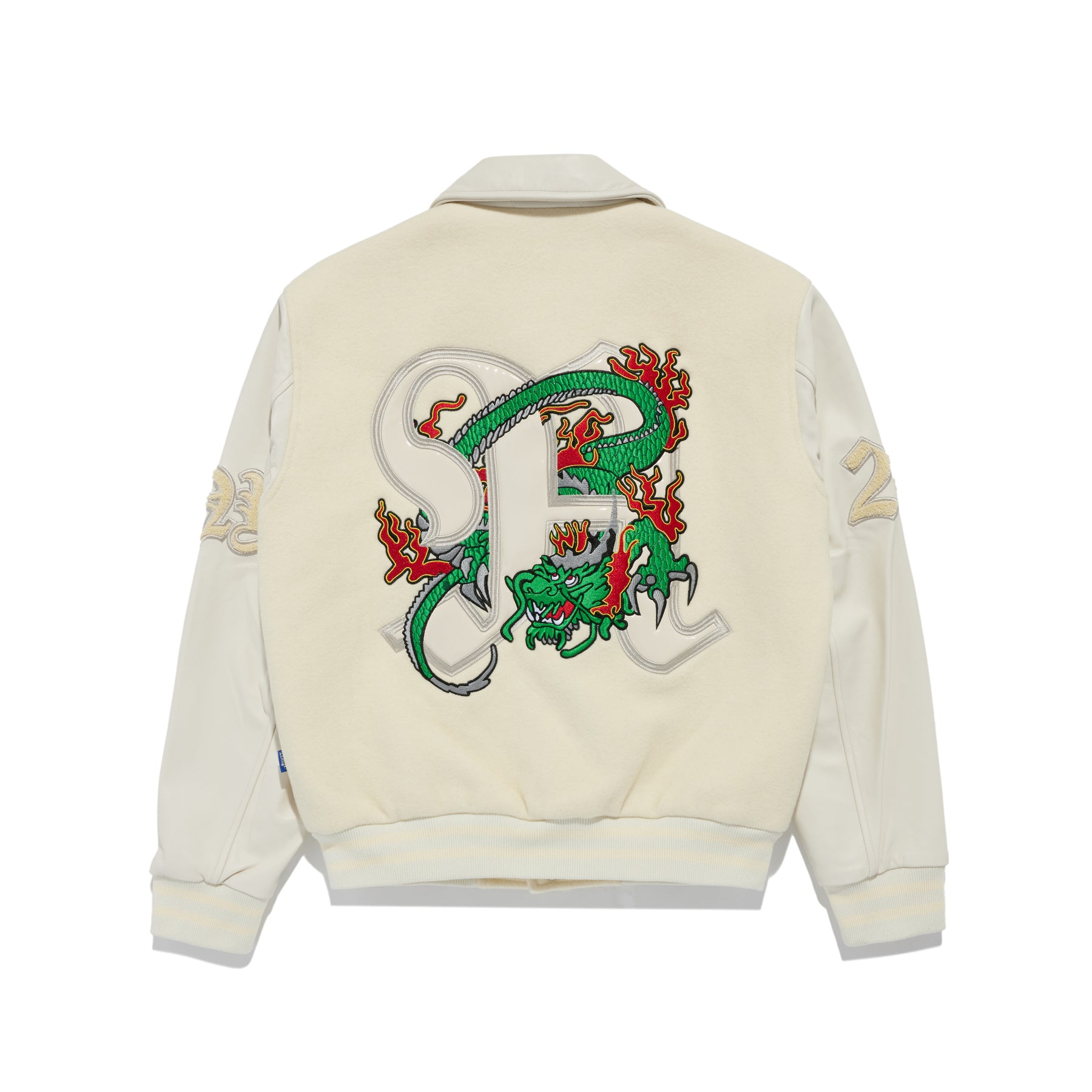 Dragon Embroidered Varsity Jacket