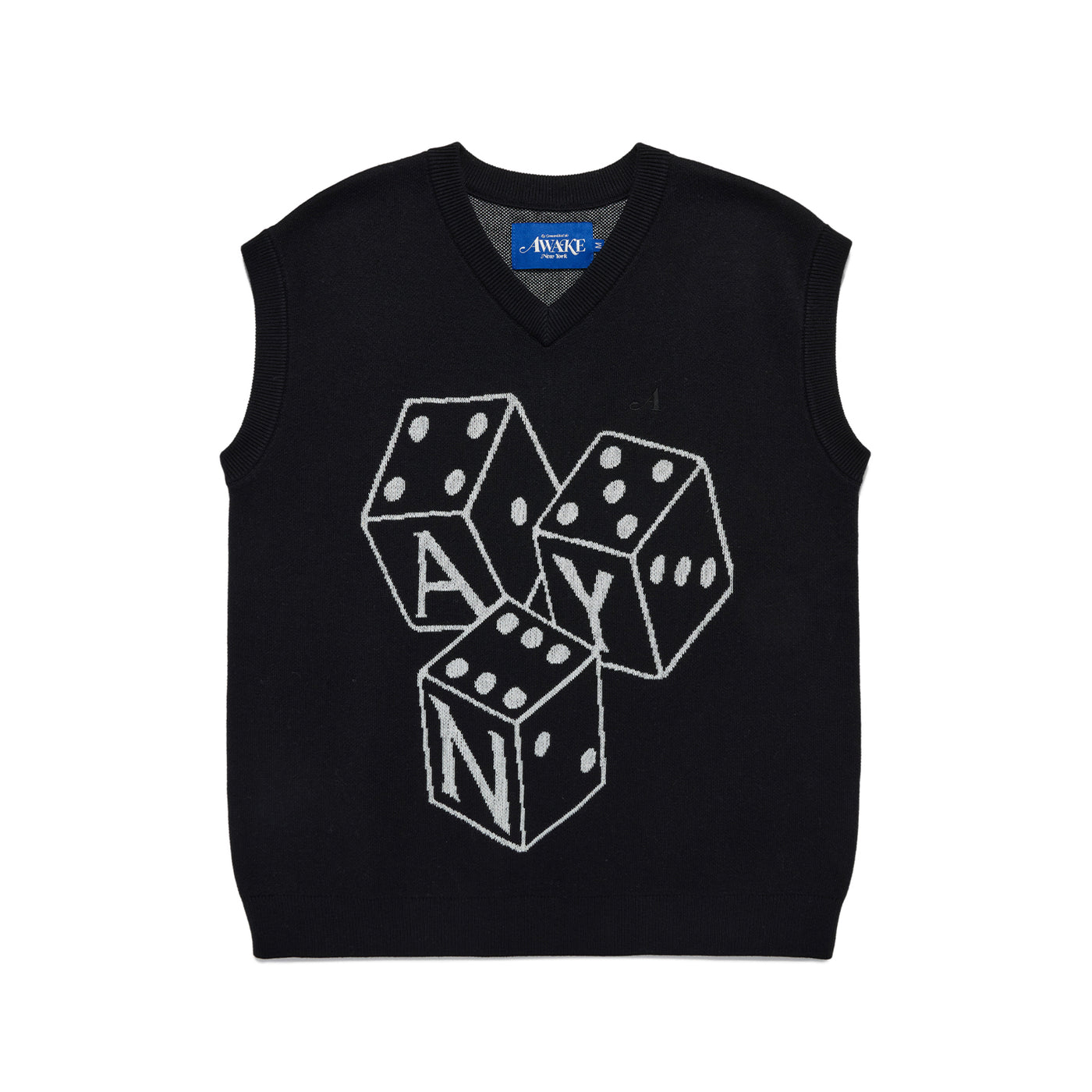 Dice Mohair Sweater Vest