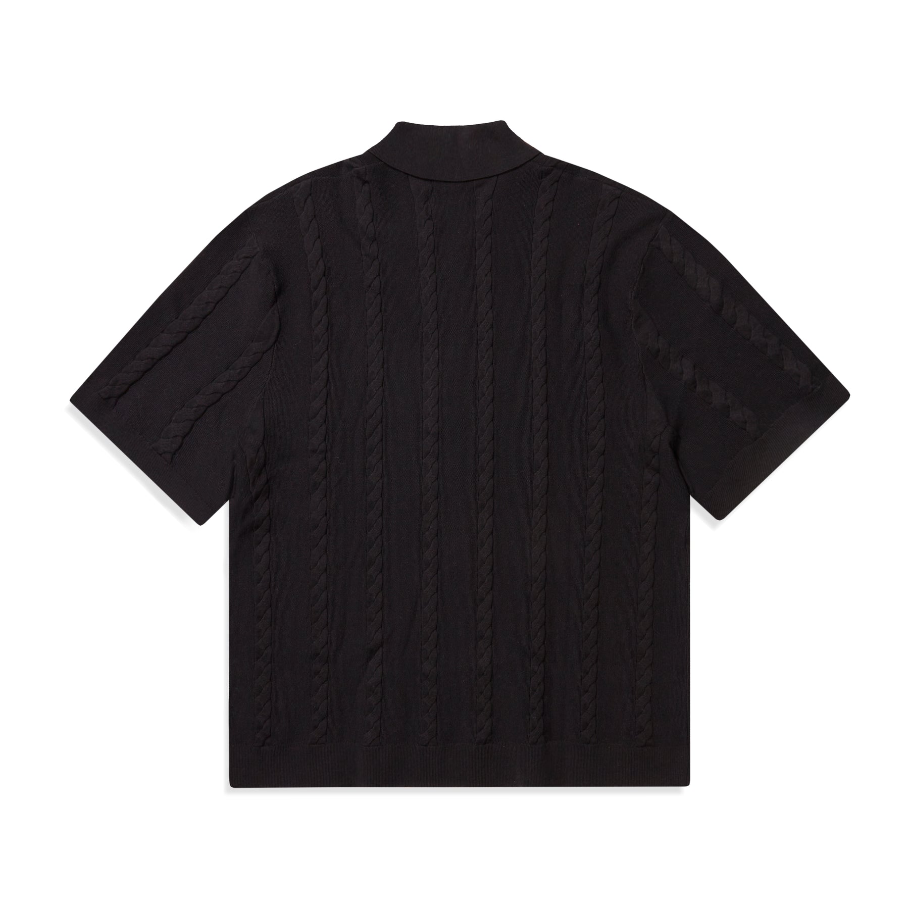 Cable Knit Polo