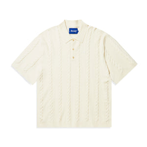 Cable Knit Polo