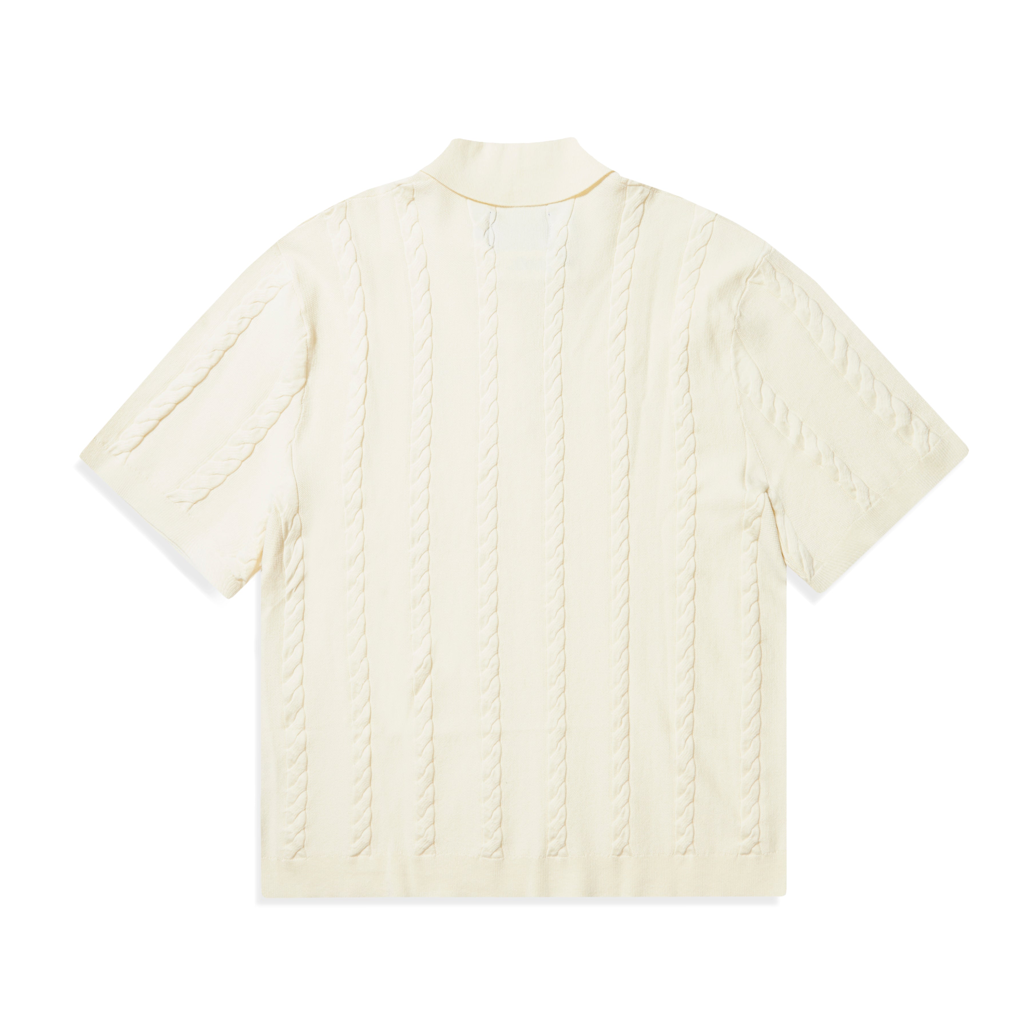 Cable Knit Polo