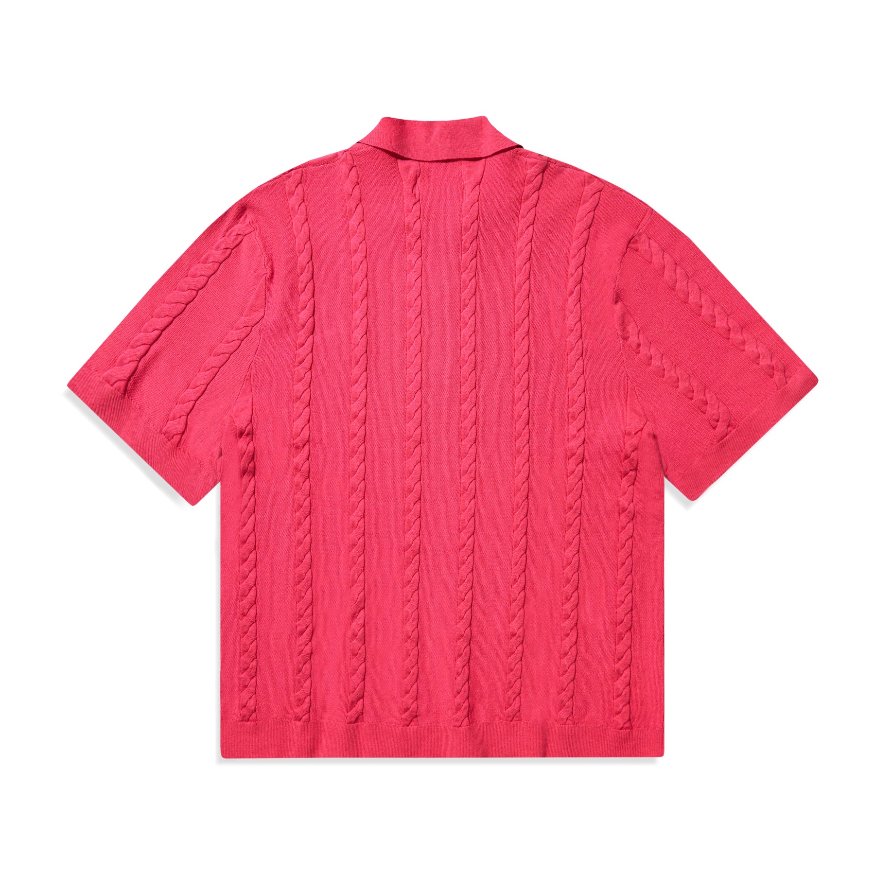 Cable Knit Polo