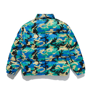 Digi Camo Nylon Puffer Jacket