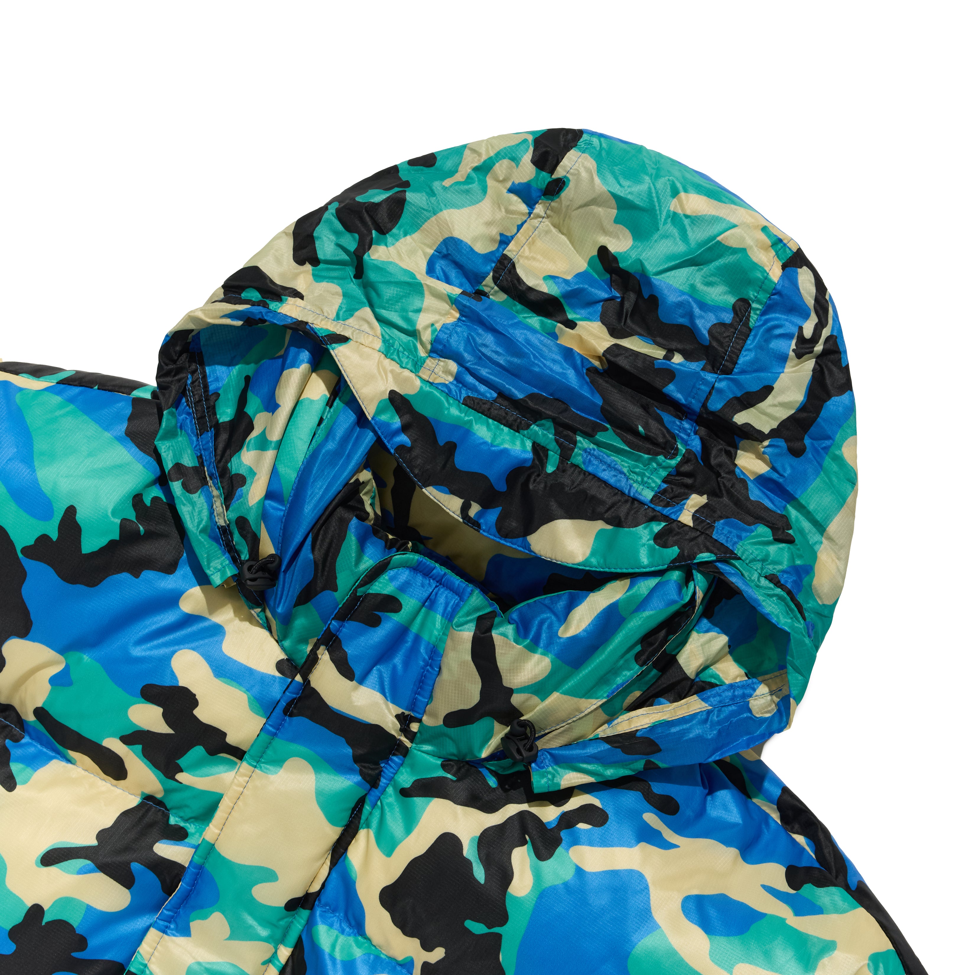 Digi Camo Nylon Puffer Jacket