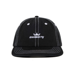 Contrast Stitch Crown Logo 6-Panel Hat