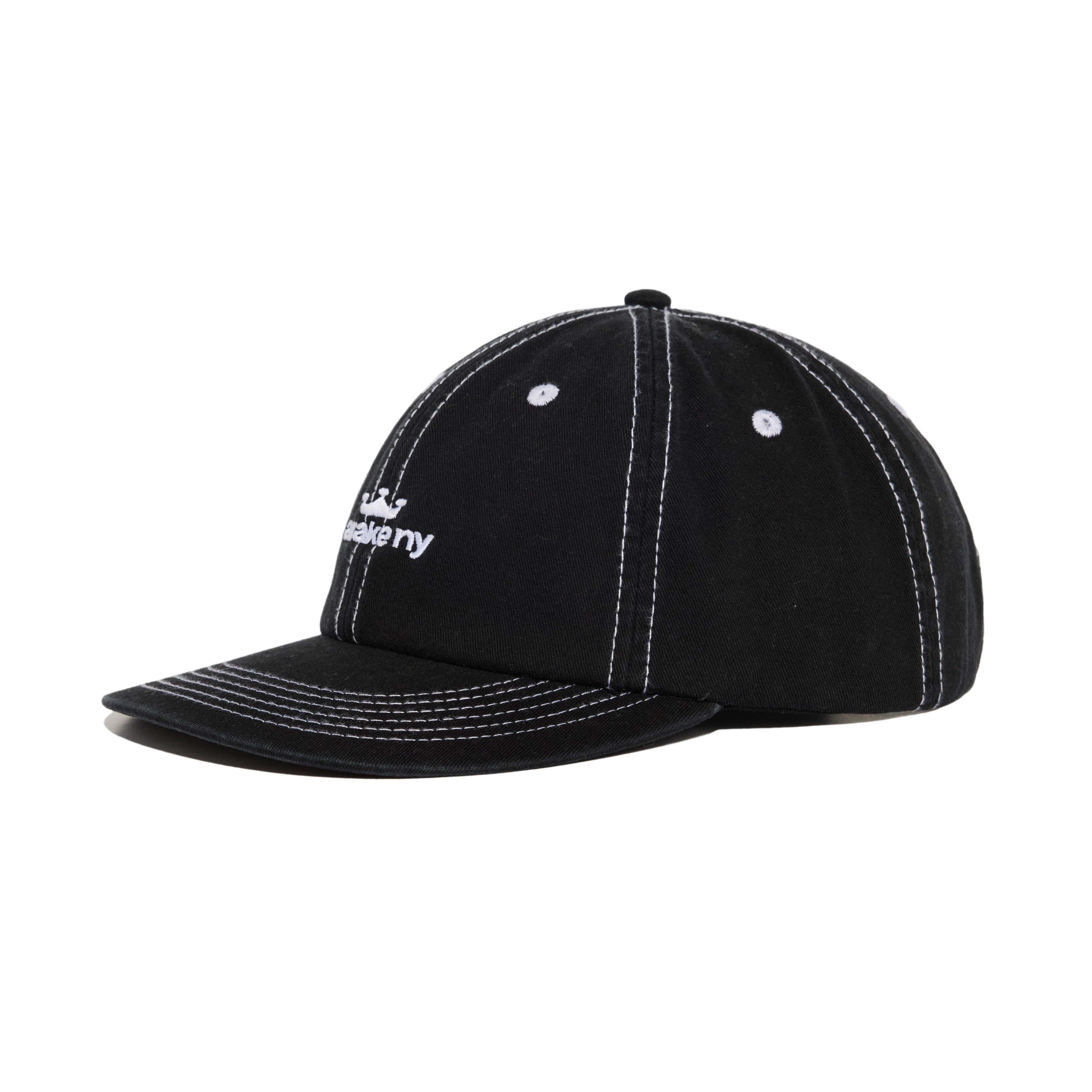 Contrast Stitch Crown Logo 6-Panel Hat