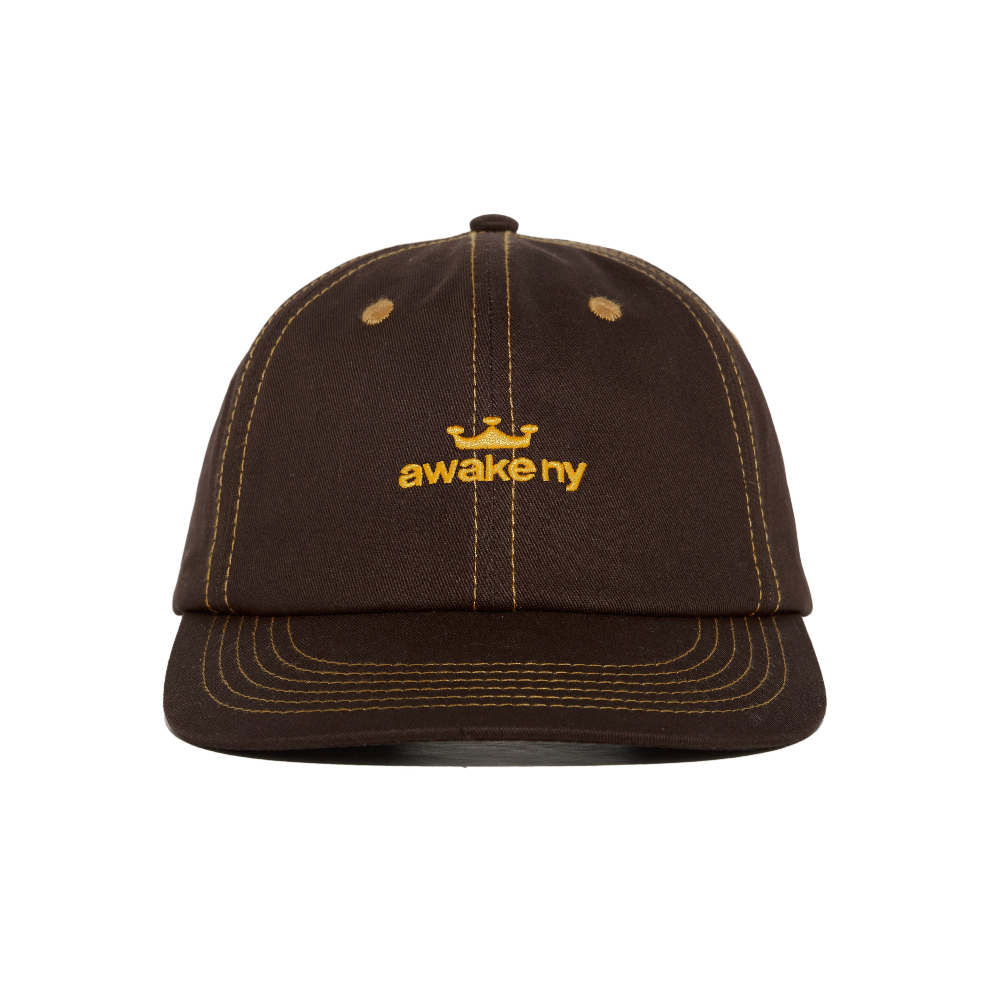 Contrast Stitch Crown Logo 6-Panel Hat