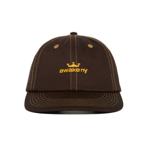 Contrast Stitch Crown Logo 6-Panel Hat