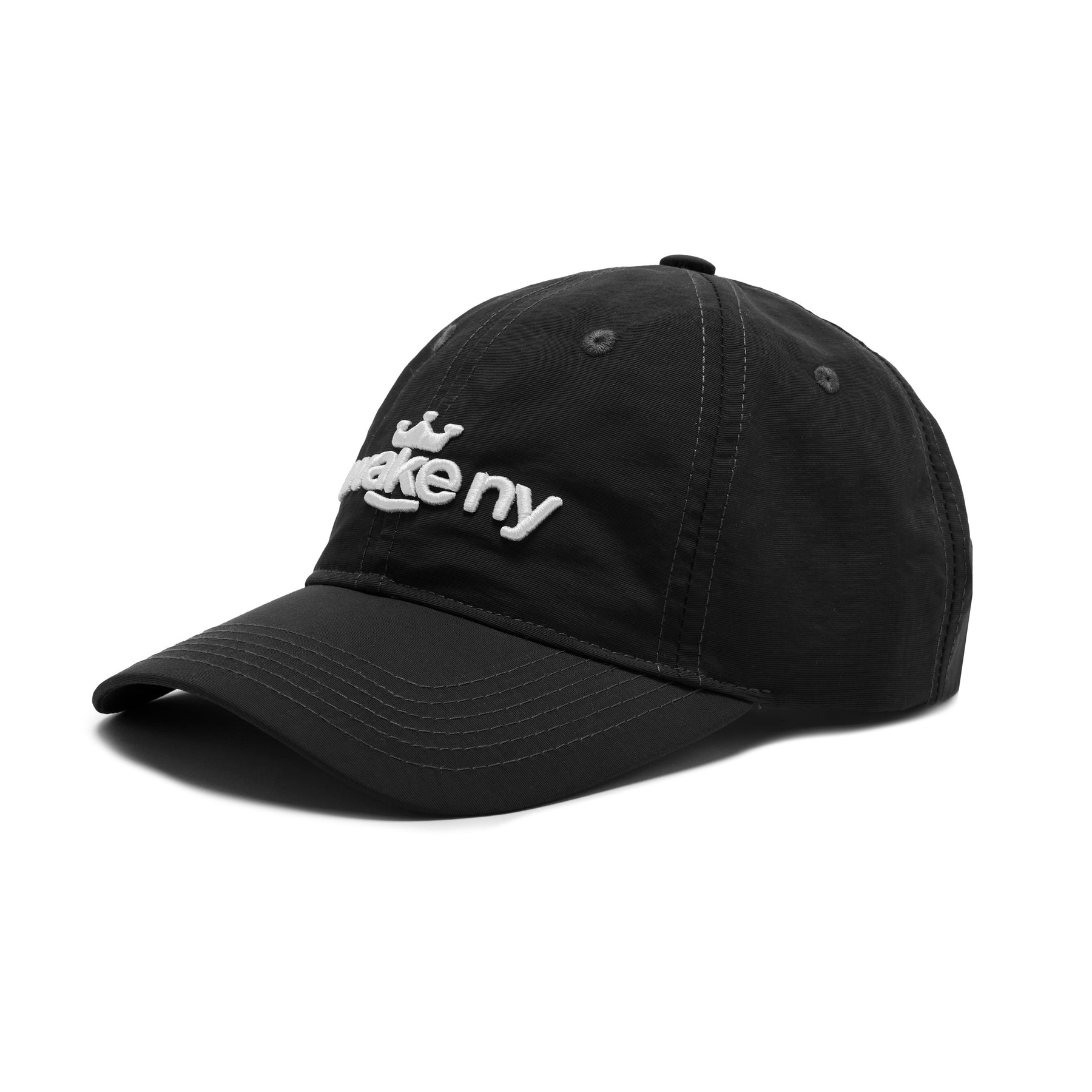 Crown Logo Embroidered Nylon Cap