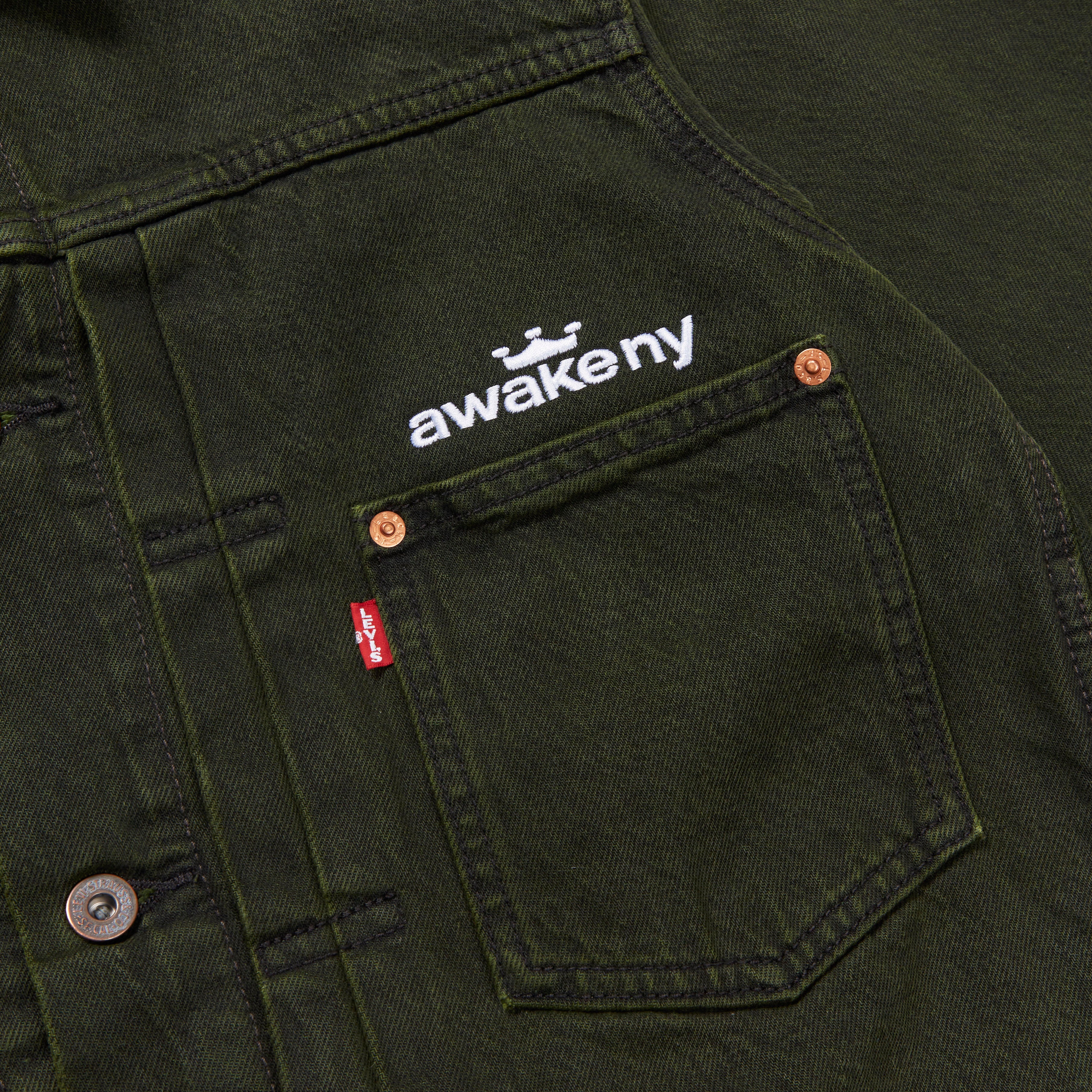 Awake NY & Levi's® Overdye Type 1 Trucker Jacket