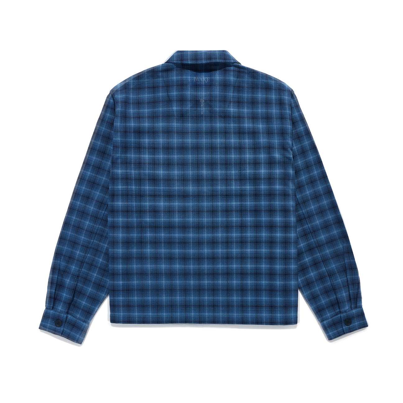 Lightweight Plaid Zip Jacket Shirt