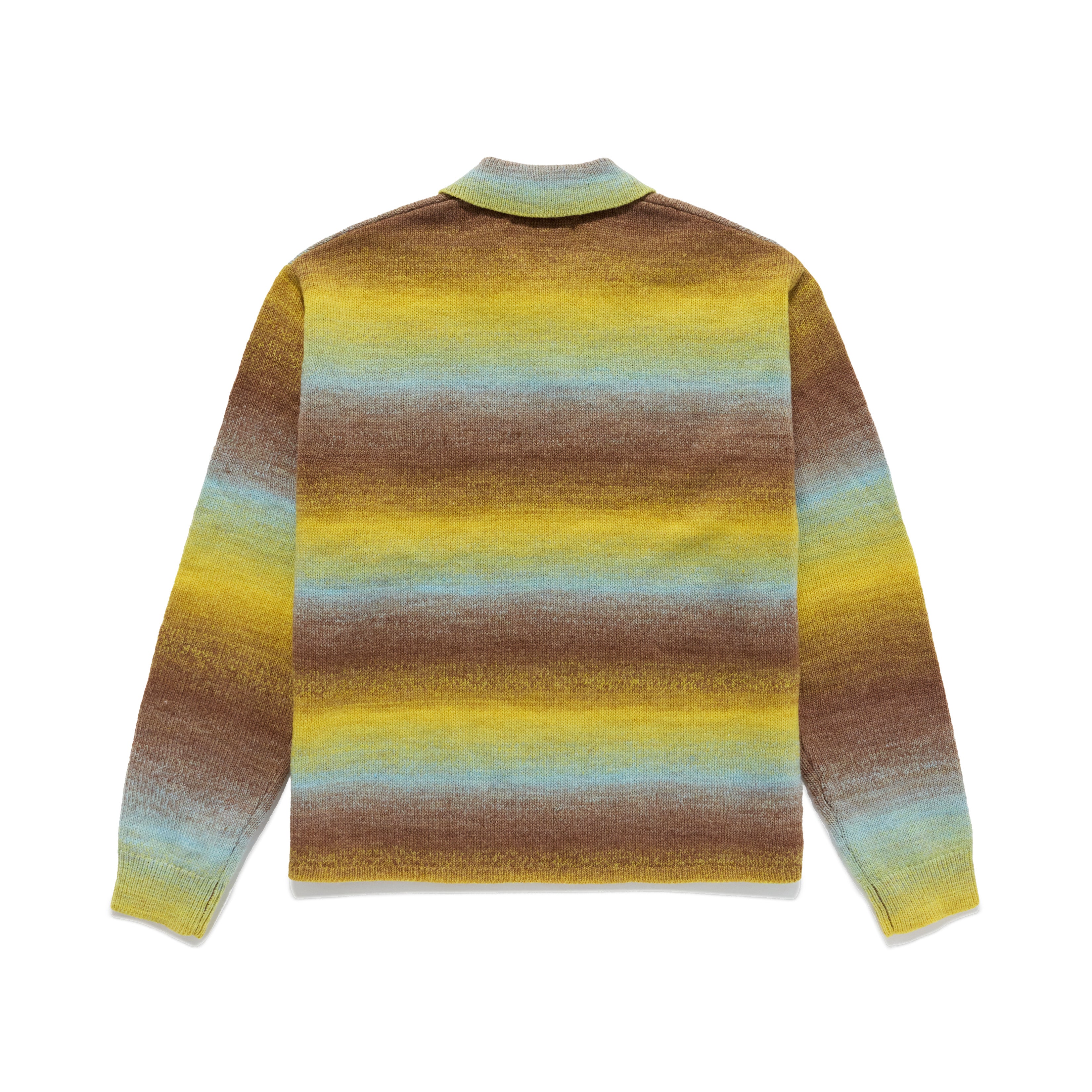 Ombre Collared Sweater