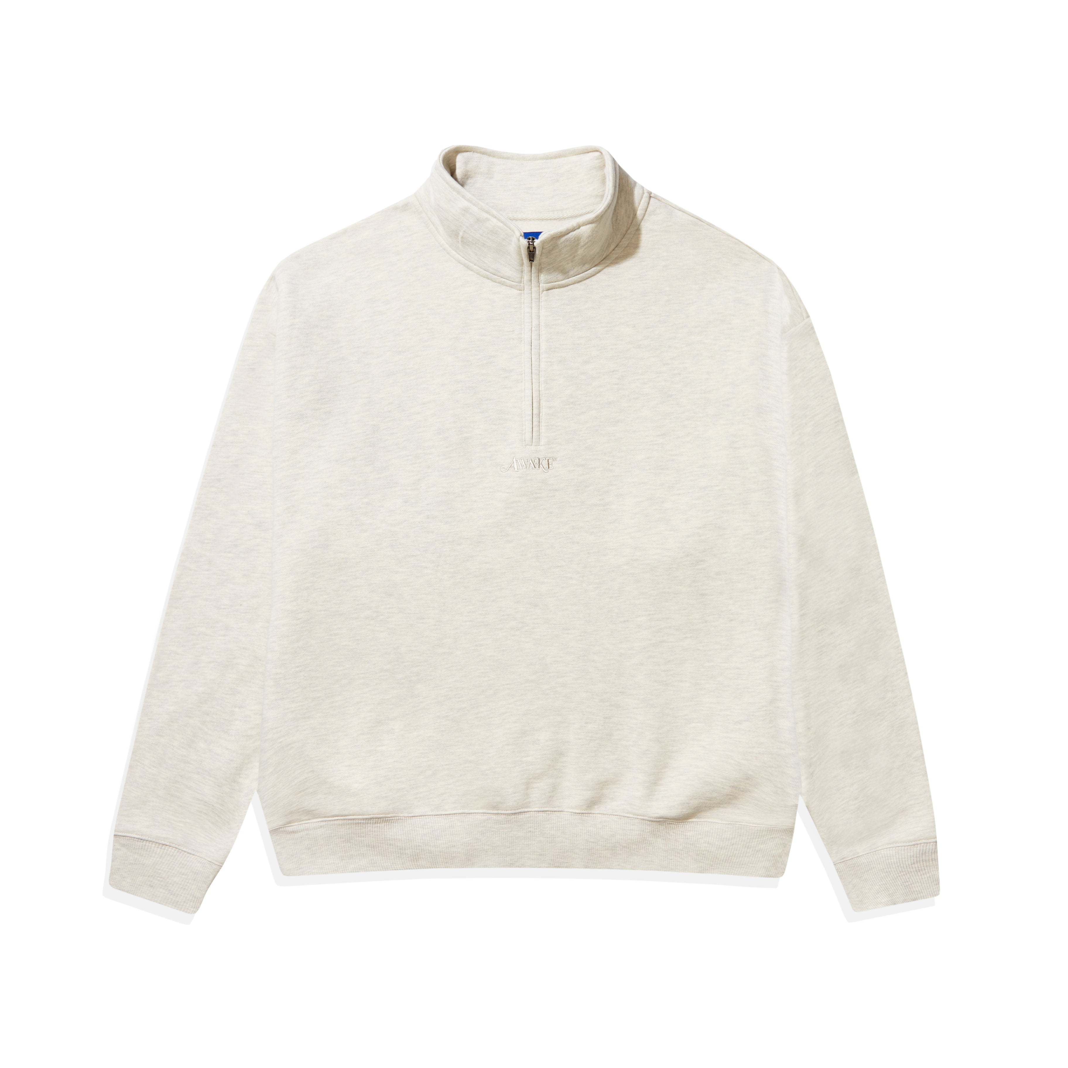 Classic Logo Embroidered Quarter Zip Sweatshirt