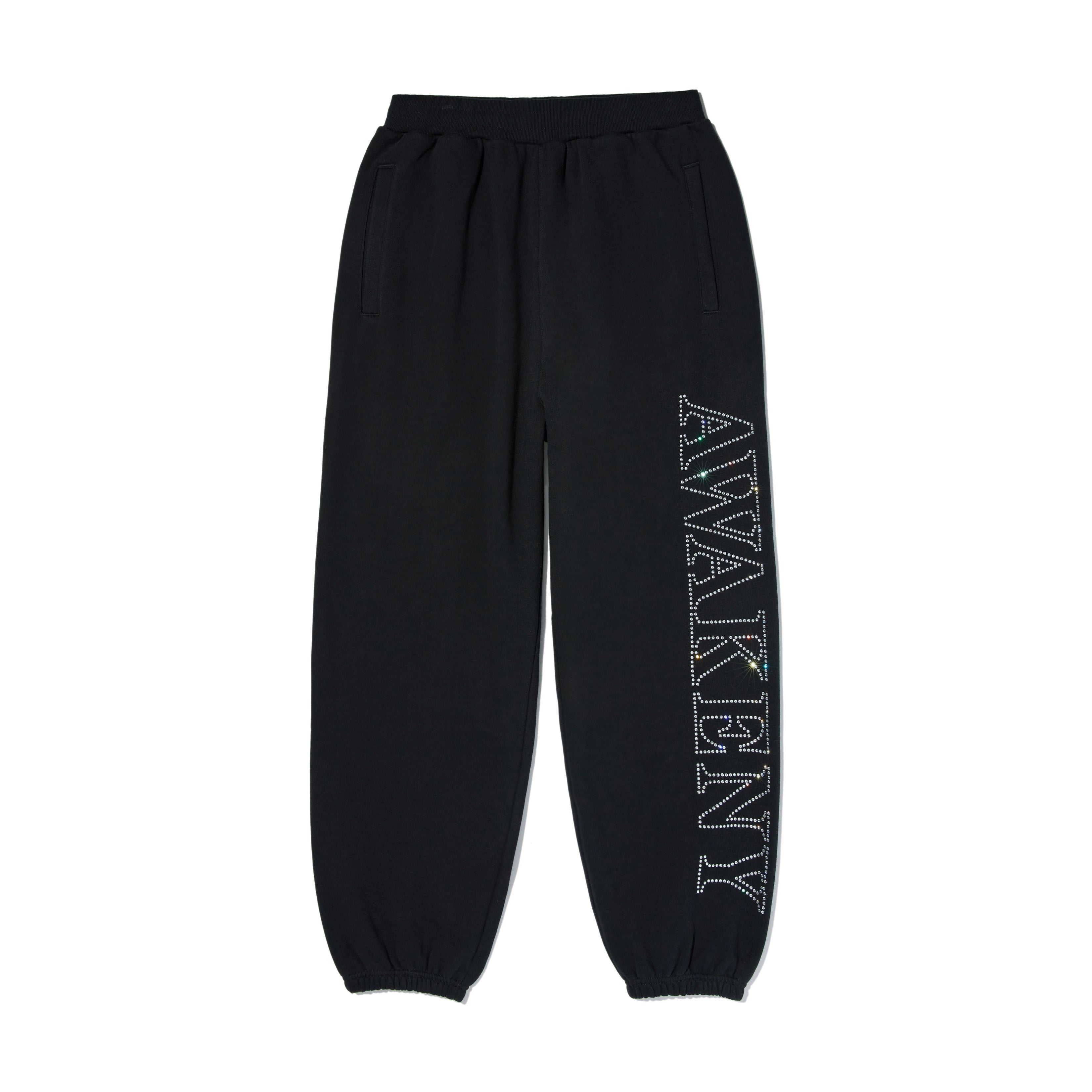 Sweatpants with online rhinestones