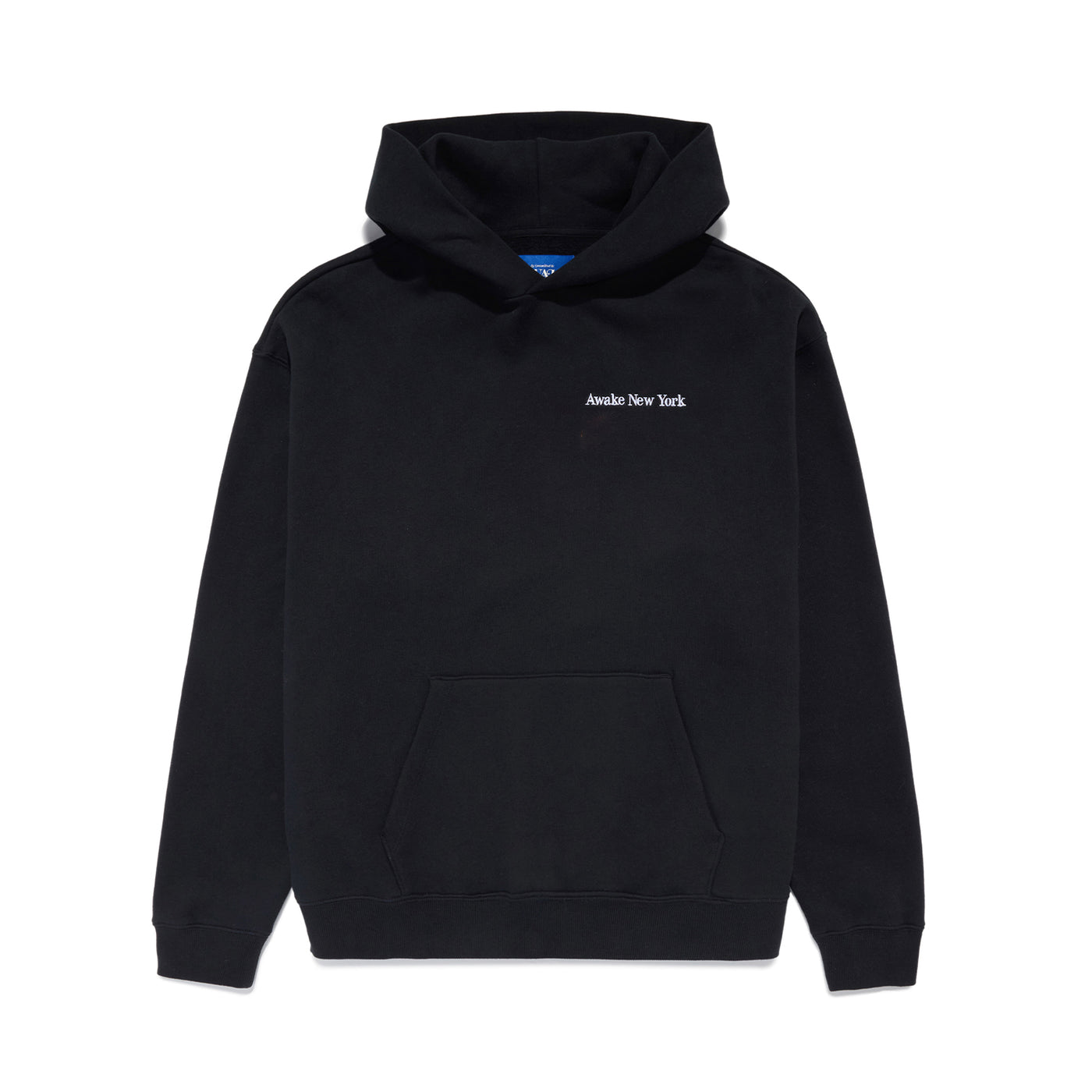 Serif Logo Embroidered Hoodie