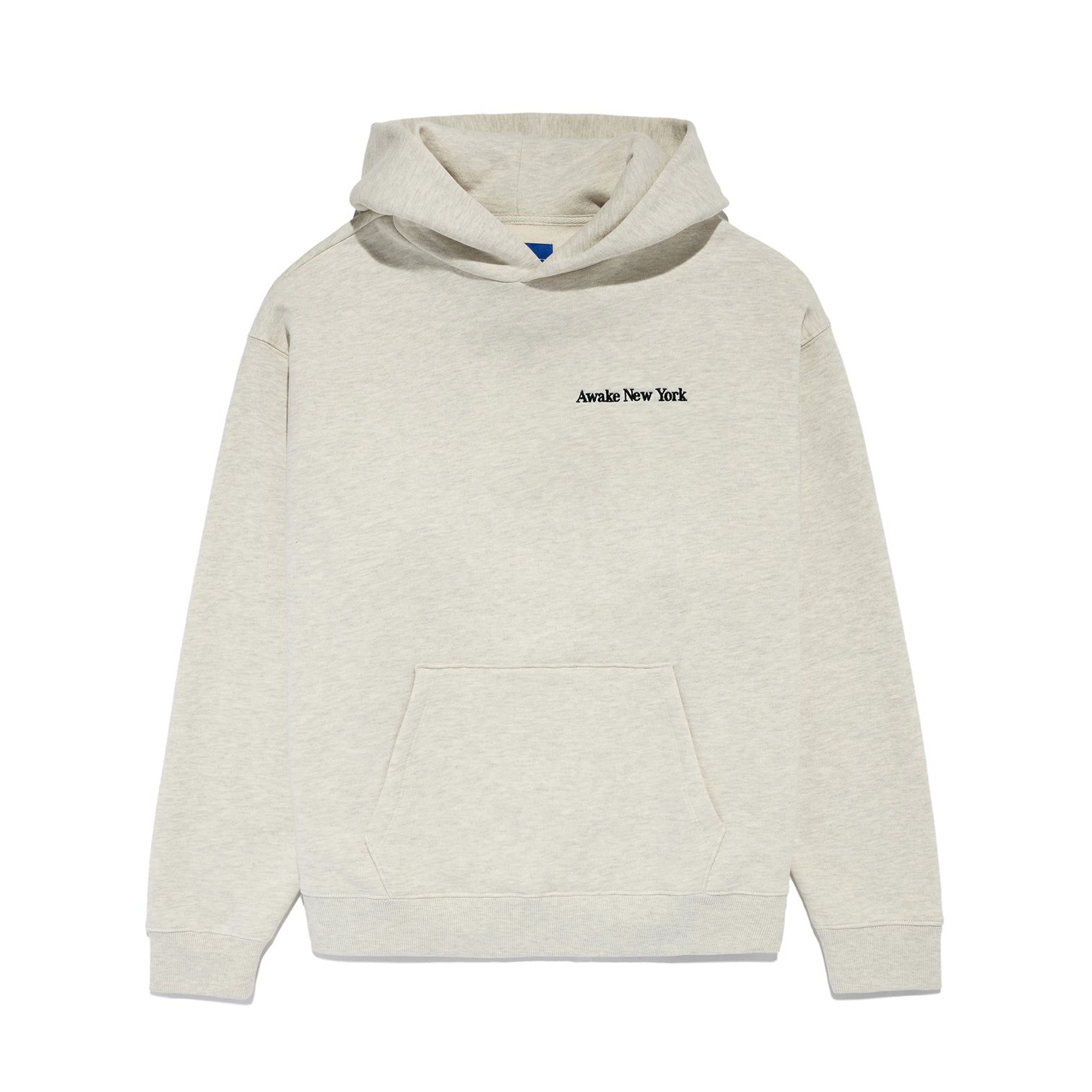 Serif Logo Embroidered Hoodie