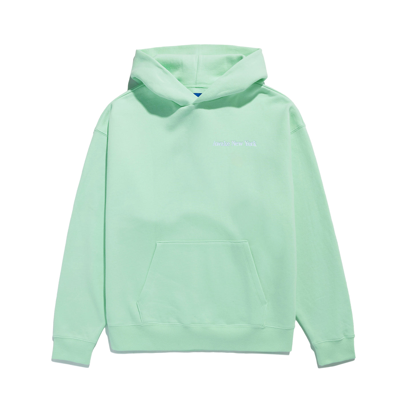 Serif Logo Embroidered Hoodie
