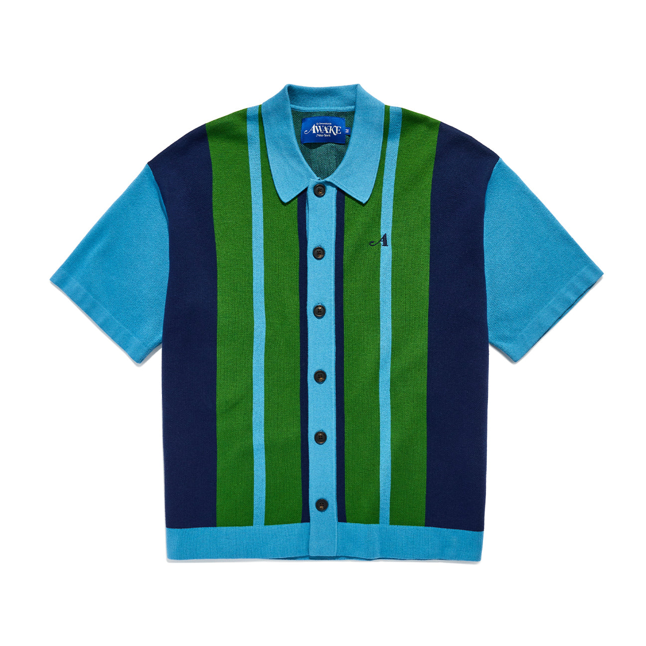 Contrast Embroidered S/S Cardigan