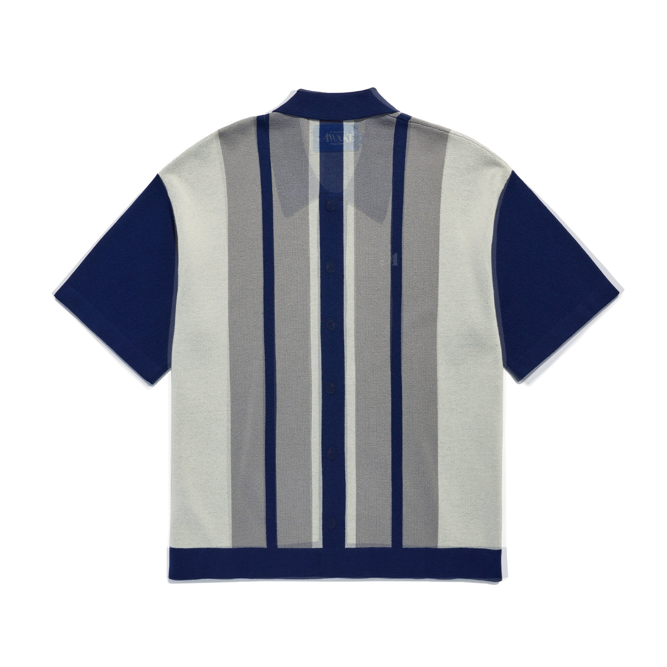 Contrast Embroidered S/S Cardigan