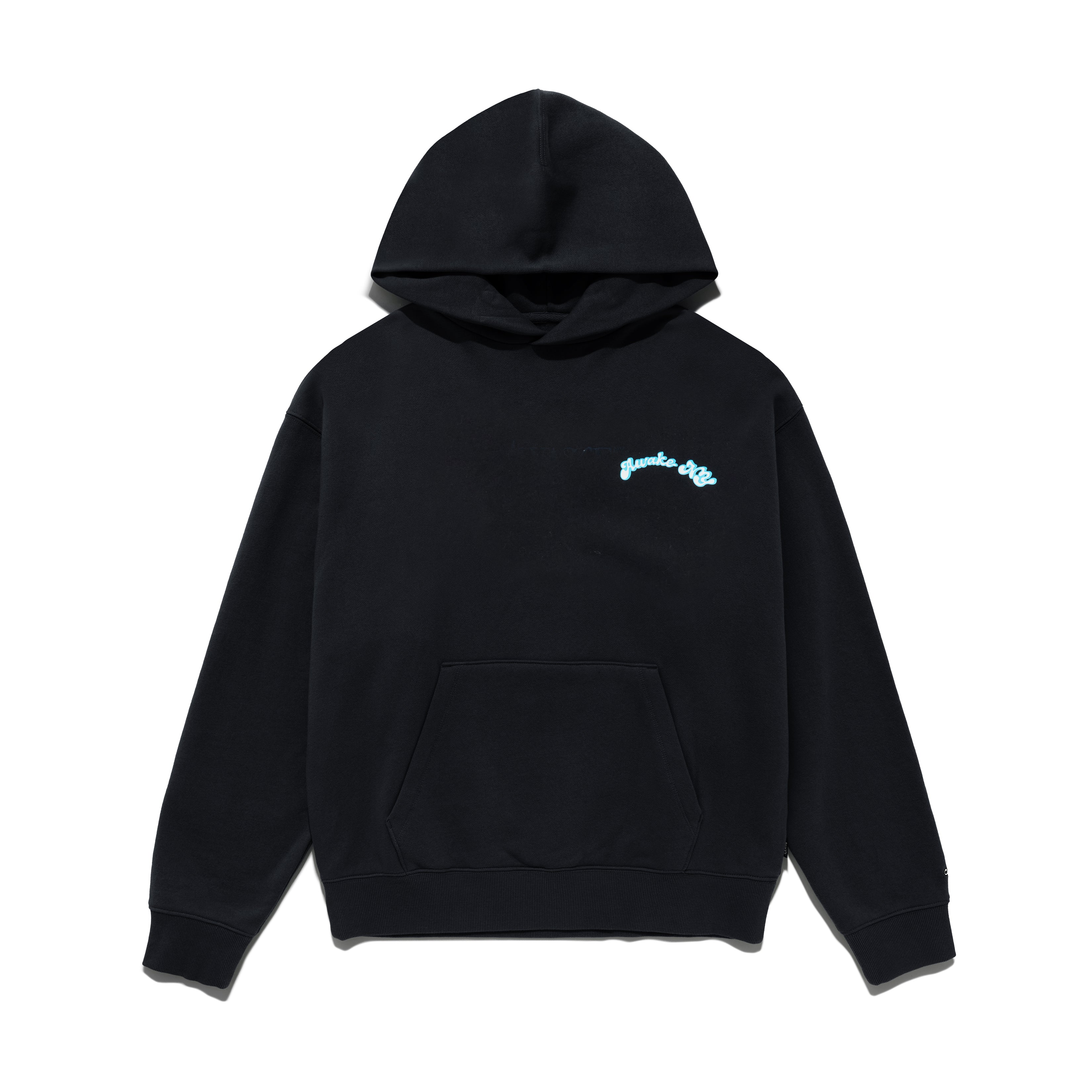 Stitched logo hoodie sale