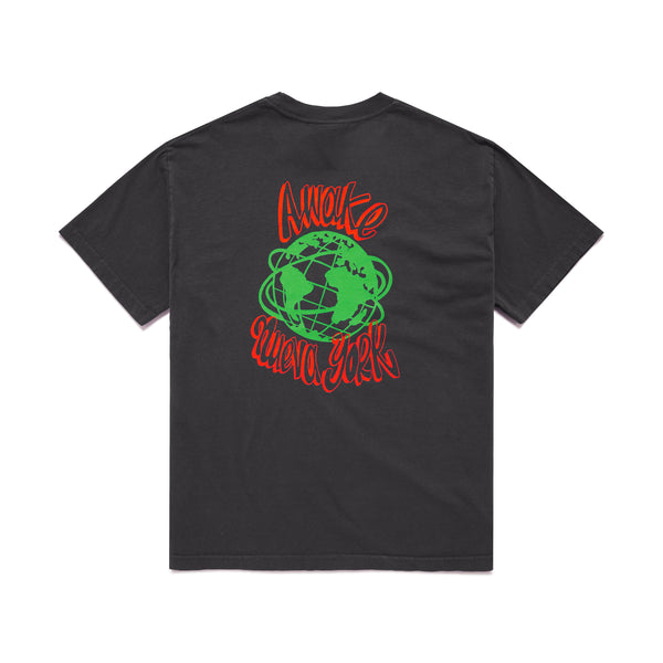【関送無料】 Awake NY Crawford ロゴ Tシャツ 関送無料】 Awake NY Crawford ロゴ Tシャツ 半袖 コットン T