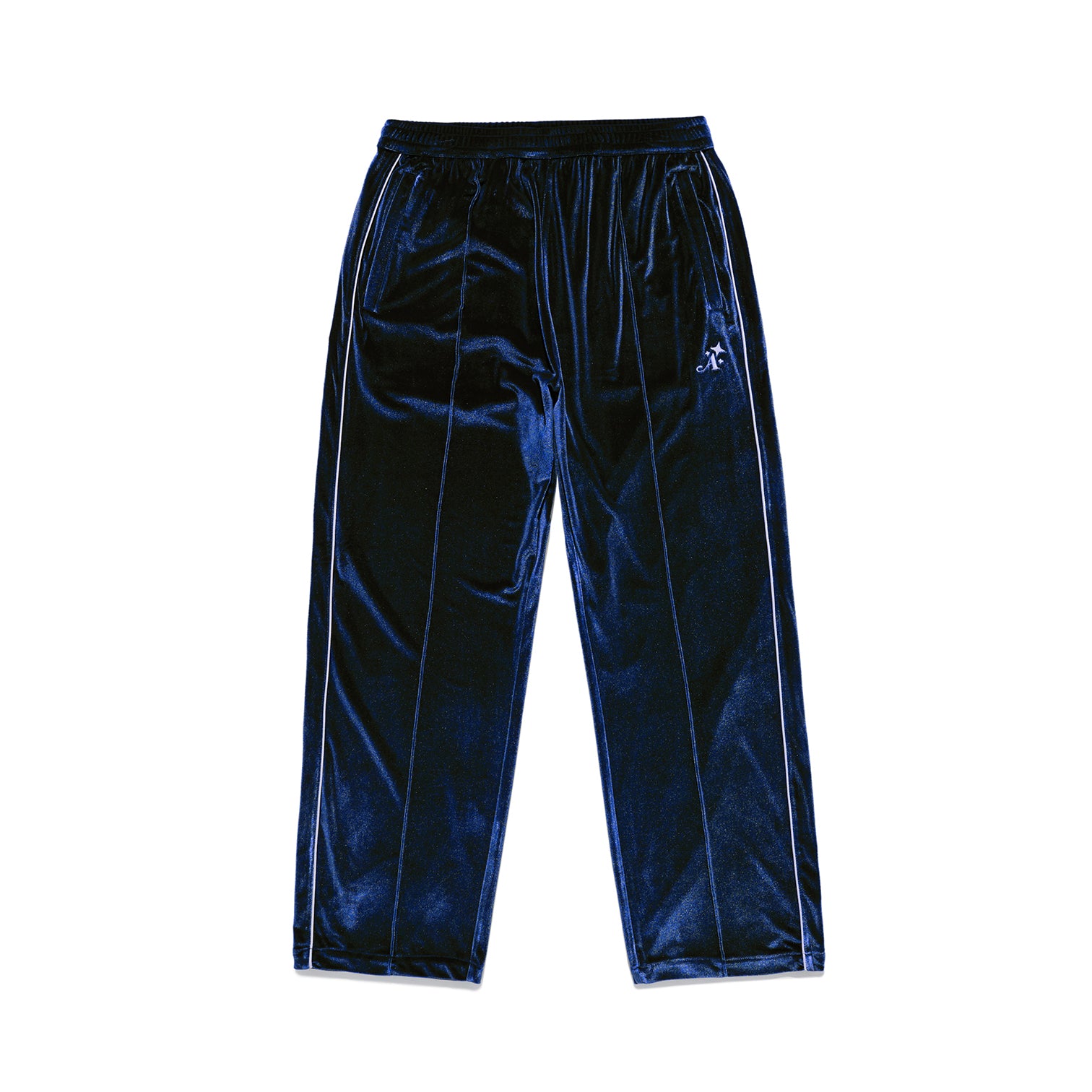 Star "A" Embroidered Velour Track Pant