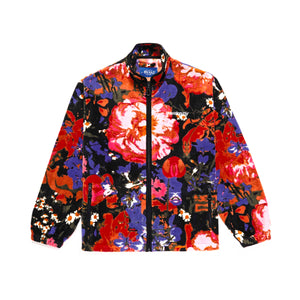 Floral Print Fleece Jacket